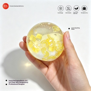 Balle anti-stress créative haut de gamme en caoutchouc thermoplastique, fabriquée à la main, à rebond lent, translucide et agréable au toucher - Product Image 4