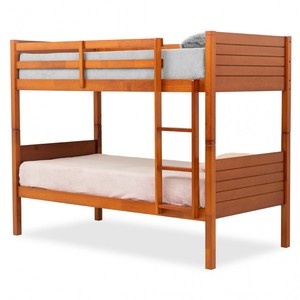 Hiện đại được thiết kế màu trắng rắn gỗ đơn đôi giường tầng với trundle underbed ngăn kéo trẻ em trẻ em tiết kiệm không gian tính năng giá - Product Image 1