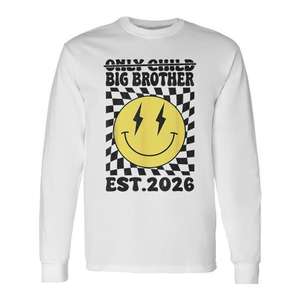 Only Child Big Brother 2026 T-shirt à manches longues Est. Design Smiley 2026 - Product Image 1