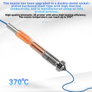 Buses d'intégration à retrait rapide pour <span class=keywords><strong>imprimante</strong></span> <span class=keywords><strong>3D</strong></span>, buses en céramique intégrées bimétalliques pour QIDI Q2 Q2C - Product Image 4