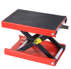 Support de levage pour <span class=keywords><strong>moto</strong></span> à ciseaux 1100 LBS - Chariot de levage hydraulique robuste pour ateliers de réparation, antidérapant et stable pour la maintenance - Product Image 3