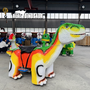 Voiture à pédales dinosaure personnalisée à monnayeur pour enfants, trottinette dinosaure télécommandée pour centres commerciaux - Product Image 5
