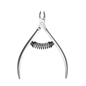 Pince à ongles professionnelle en acier inoxydable poignée à ressort enlever la peau morte pince à cuticules pour ongle d'orteil - Product Image 1
