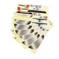 Dernière feuille d'autocollants modernes d'étiquettes personnalisées sur mesure Impression de feuilles d'autocollants pour enfants