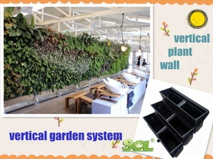 La agricultura <span class=keywords><strong>Vertical</strong></span> <span class=keywords><strong>pared</strong></span> verde campo verde de maceta de flores y jardín <span class=keywords><strong>vertical</strong></span> verde de la <span class=keywords><strong>pared</strong></span> - Product Image 4