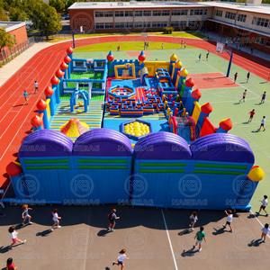 Large <strong>Inflatable</strong> Playground Bouncing Castle Moonwalk <strong>Inflatable</strong> Trumpoline Park Jumper Bounce House Obstacle Combo For Rentals - Product Image 4