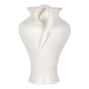Vaso moderno in ceramica con manici curvi, vaso decorativo per fiori, per soggiorno e decorazioni per la casa - Product Image 2