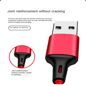 Hot bán nylon bện USB Một để Loại C Cáp dữ liệu 3 trong 1 sạc cáp cho điện thoại di động - Product Image 6