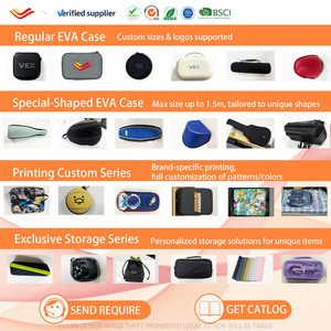 Giáng sinh phiên bản <span class=keywords><strong>EVA</strong></span> Tai nghe trường hợp cổng lưu trữ nhỏ gọn cho tai nghe earbud Tai nghe SD thẻ nhớ tùy chỉnh chống sốc <span class=keywords><strong>EVA</strong></span> trường hợp - Product Image 4