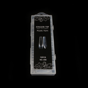 70pcs Extra Long Dramatic <b>Nail</b> Dual Forms Gel <b>Extension</b> Mold Tips for Salon <b>Nail</b> Art - Product Image 6