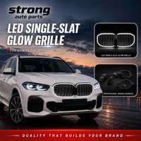 Calandre avant LED lumineuse « Aura Connectée » pour BMW X3 X4 G01 G02, calandre de type « Kidney » connectée, ABS noir brillant