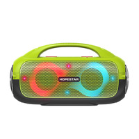 Enceinte Karaoké Portable Hopestar A50 Mini 80W Haute Puissance avec Subwoofer Bluetooth et Lumières LED pour Fêtes en Extérieur