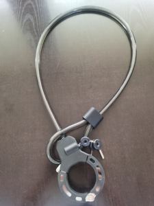 Одиночный замок для наручников из стального троса Умедо-сверхмощные средства безопасности с ключом - Product Image 4