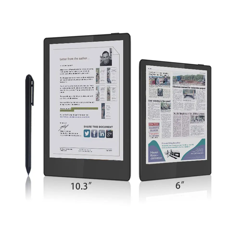 OEM ODM 10 inch Eink Screen Reader E book Eye Protection Android 11.0 Ink Screen Ebook Reader with stylus pen