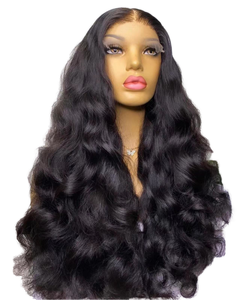 Pelucas de encaje frontal rizadas de lujo con cabello humano, cuentan con hebras suaves, volumen natural, construcción segura y estilos versátiles. - Product Image 1