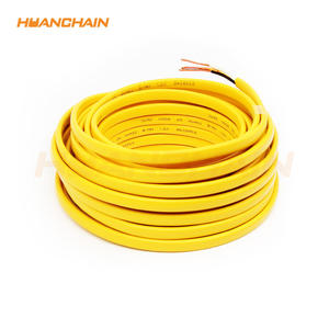 NM-Bワイヤーケーブル10AWG 3導体グラウンドハウジングビル電線イエロージャケット (25FTイエロー) - Product Image 1