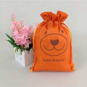 Nouvel an chinois Cokies mousseline sac cadeau couleur Orange sacs en Cellophane cadeau cadeau pochette en plastique sac en maille - Product Image 3