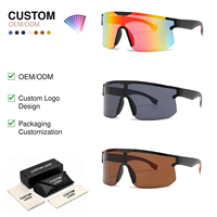 2330 Lunettes de soleil unisexes surdimensionnées style rétro urbain tendance Y2K classiques pour la conduite, les activités de plein air et le quotidien