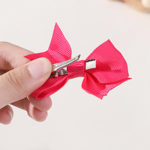 Set di fermagli per capelli con fiocco per bambini-più colori. Set di fiocchi Super carini per capelli da bambina Mini-10 pz/set-in tinta unita - Product Image 3