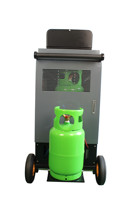 Machine de récupération de réfrigérant AMC-1000D à double système pour R134a et R1234yf, entièrement automatique, pour systèmes de climatisation automobile