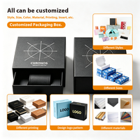 Vente directe, prix raisonnable, boîte en papier pour montre, insert en mousse personnalisé, carton robuste pour l'emballage de la marque de montres en vente au détail
