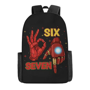 Cute <b>Funny</b> 67 Meme Six Seven Italian Brainrot Print School Bag Shoulder Cartoon <b>Backpack</b> Students Children's <b>Backpacks</b> - Product Image 3