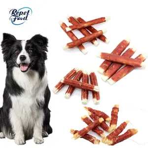 Produttore di canine per cani a scatti d'anatra Snack per cani ad alto contenuto proteico a basso contenuto di grassi strisce naturali per cani