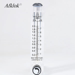Débitmètre à tube en verre en acier inoxydable de haute précision pour le contrôle du <span class=keywords><strong>gaz</strong></span> azote liquide Débitmètre rotamètre réglable - Product Image 2