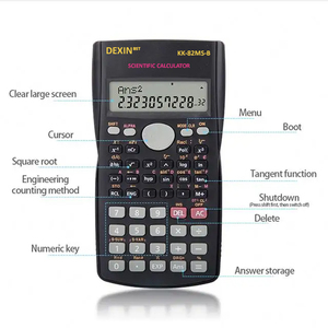Calculadora Científica DEXIN para Estudiantes, 12 Dígitos, 240 Funciones, Batería, Plástico, Electrónica, Matemáticas Avanzadas - Product Image 2