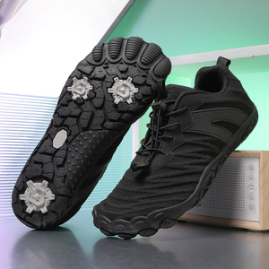 Zapatos de Senderismo Unisex para Todas las Estaciones, Antideslizantes, Ligeros, Transpirables, Casuales para Exteriores, Deportivos, con Tacón Plano, Horma Ancha, Tallas Grandes - Product Image 4