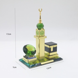 Reloj de Cristal Estilo Kaaba de Arabia Saudita, Recuerdo, Funciona con Pilas, Tamaños Pequeño y Grande para Uso en Interiores, de Fábrica - Product Image 1