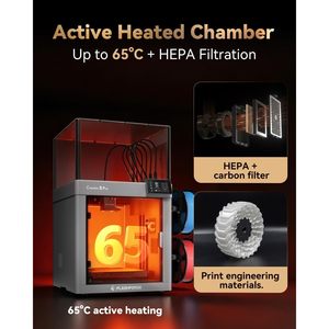 เครื่องพิมพ์สามมิติ Flashforge Creator 5 Pro ขนาด 256x256x256 มม. หัวพิมพ์คู่ ระดับอุตสาหกรรม พร้อมห้องทำความร้อน ระบบกรองฝุ่น วัสดุอะลูมิเนียมอัลลอยด์ - Product Image 6