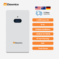 Power wall Lifepo4 baterai 51.2v 10kWh 48v 200ah, perlindungan IP54 energi rumah bertenaga surya Ion litium terpasang di dinding