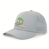 Gorra de Béisbol Premium Personalizada para Hombre, de 5 Paneles, Blanca, Impermeable, con Marcador de Pelota con Corte Láser 3D, Imán, Gorra Deportiva de Golf con Bordado 3D