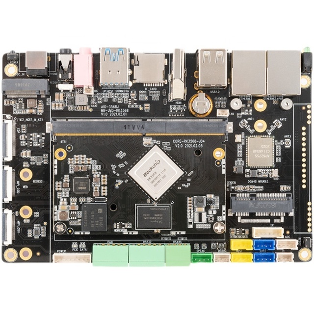 RK3568 Develop Board Quad Core AIoT ARM Embedded Open Source Android Ubuntu Linux Rk3568 Development Board Rockchip Rk3568