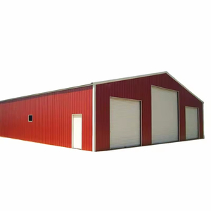 Modern Steel Prefab Carport Barn with One Roller Door for Outdoor Garage Parking and Storage - Product Image 4