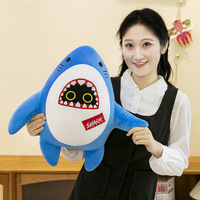Peluche Requin Géant Personnalisé - Fait Main, Tendance, Idéal Noël