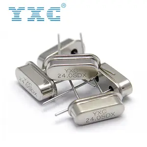 YXC 49S DIP 18pF 20ppm 24Mควอตซ์คริสตัลOscillator 24MHz
