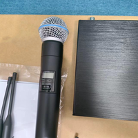 Microphone sans fil QLXD4 pour la scène, le karaoké, la diffusion en direct, microphone professionnel