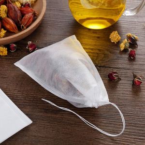 Non-woven Fabric Disposable Infuser Pouch with <b>String</b> Multipurpose Use for Loose Tea Spice Bath Supplies Herbal Packing Tea <b>Bag</b> - Product Image 3
