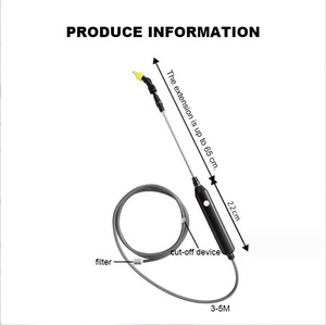 Vente chaude USB charge sans fil et Rechargeable buse de ventilateur automatique en plastique <span class=keywords><strong>colonne</strong></span> d'eau <span class=keywords><strong>brumisateur</strong></span> pulvérisateur pour jardin ferme utilisation - Product Image 2