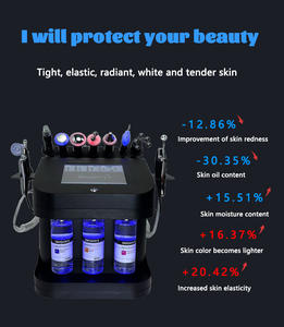 11 In 1 하이드라 옥시전 페이셜 스파 장비 다기능 블랙 산소 버블 하이드로 미세박피 뷰티 머신 - Product Image 6