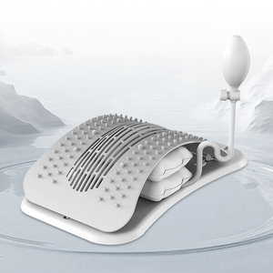 Support lombaire réglable avec coussin d'air pour soulager les douleurs dorsales et les exercices d'étirement - Product Image 1