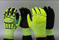 NMsafety Sandy Nitrile Handschuhe ANSI A5 Schnitt feste Handschuhe Handjob Schlag feste Sicherheits handschuhe für den Menschen