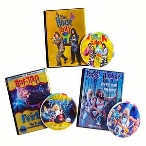 Sachets Mylar sur mesure, forme circulaire de dessin animé, à fond plat, pour produits exotiques, format 3.5g, type étui <span class=keywords><strong>CD</strong></span>, découpés, holographiques, anti-odeur, pour bonbons et DVD - Product Image 4