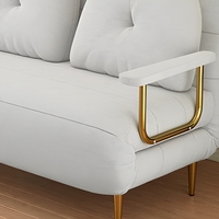 Canapé-lit extensible en tissu moderne de luxe, canapé-lit moderne classique pour salon, vente chaude