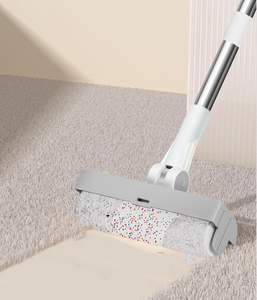 Ensemble de nettoyage ménager 3 en 1 neuf en gros, balai intégré, pelle à poussière avec rouleau à peluches, outils de nettoyage pour la chambre à coucher - Product Image 5