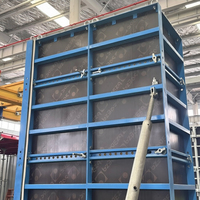 Coffrage en acier de type GF LICO PERI pour colonnes en béton, coffrage de type LICO PERI pour la construction de murs et de dalles