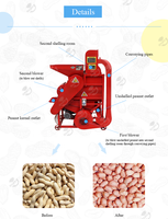 Décortiqueuse d'arachides à haute efficacité pour l'agriculture, prix usine, machine à décortiquer les noix et à écaler les arachides