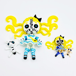 Combo de Muñecas de Terror de Halloween OEM, Juguete de Dibujos Animados de Plástico Ecológico, Adorno Decorativo para Niños de 5 a 14 Años - Product Image 3
